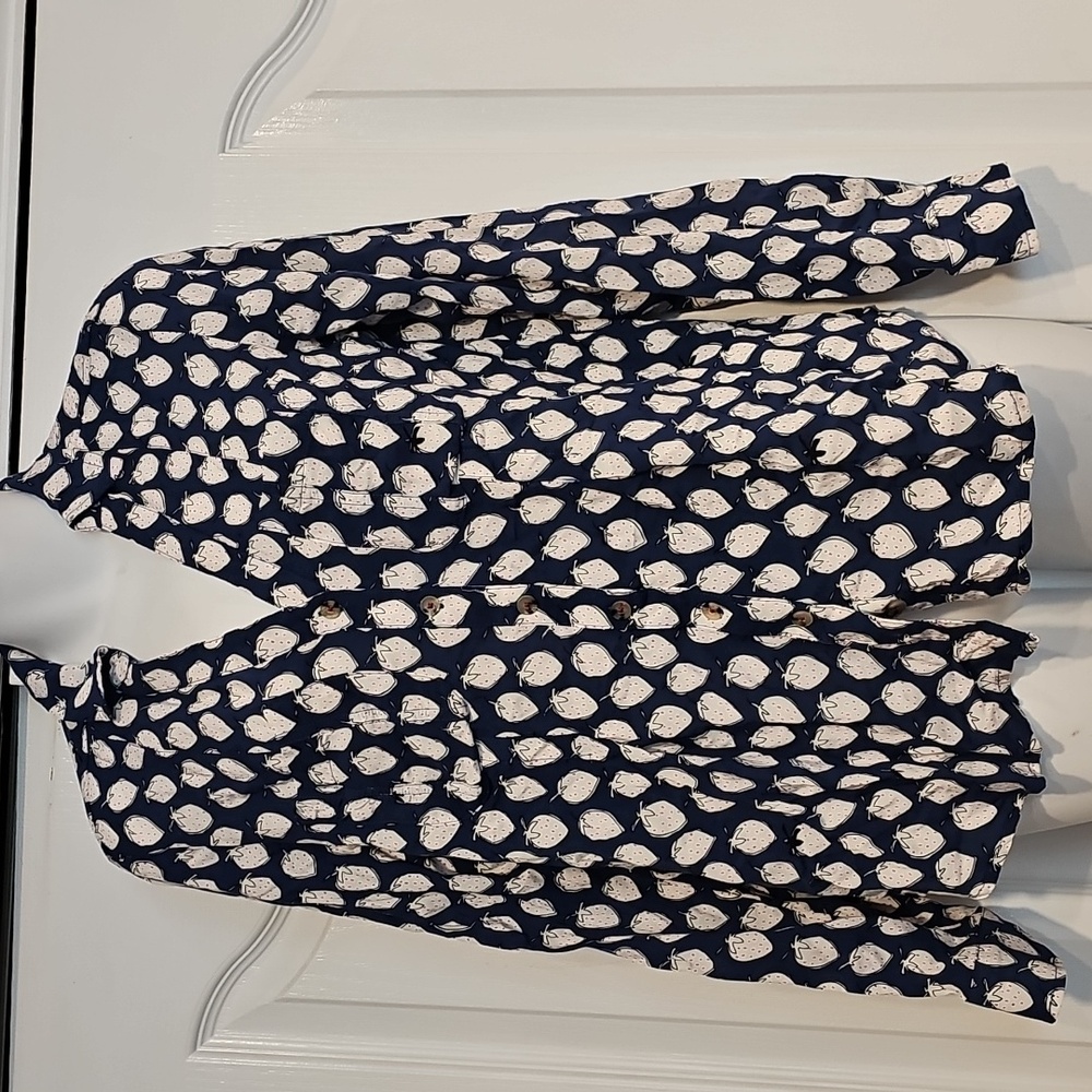 Maeve by Anthropologie Rochelle Printed Button Down Sz 4 - Picture 7 of 14